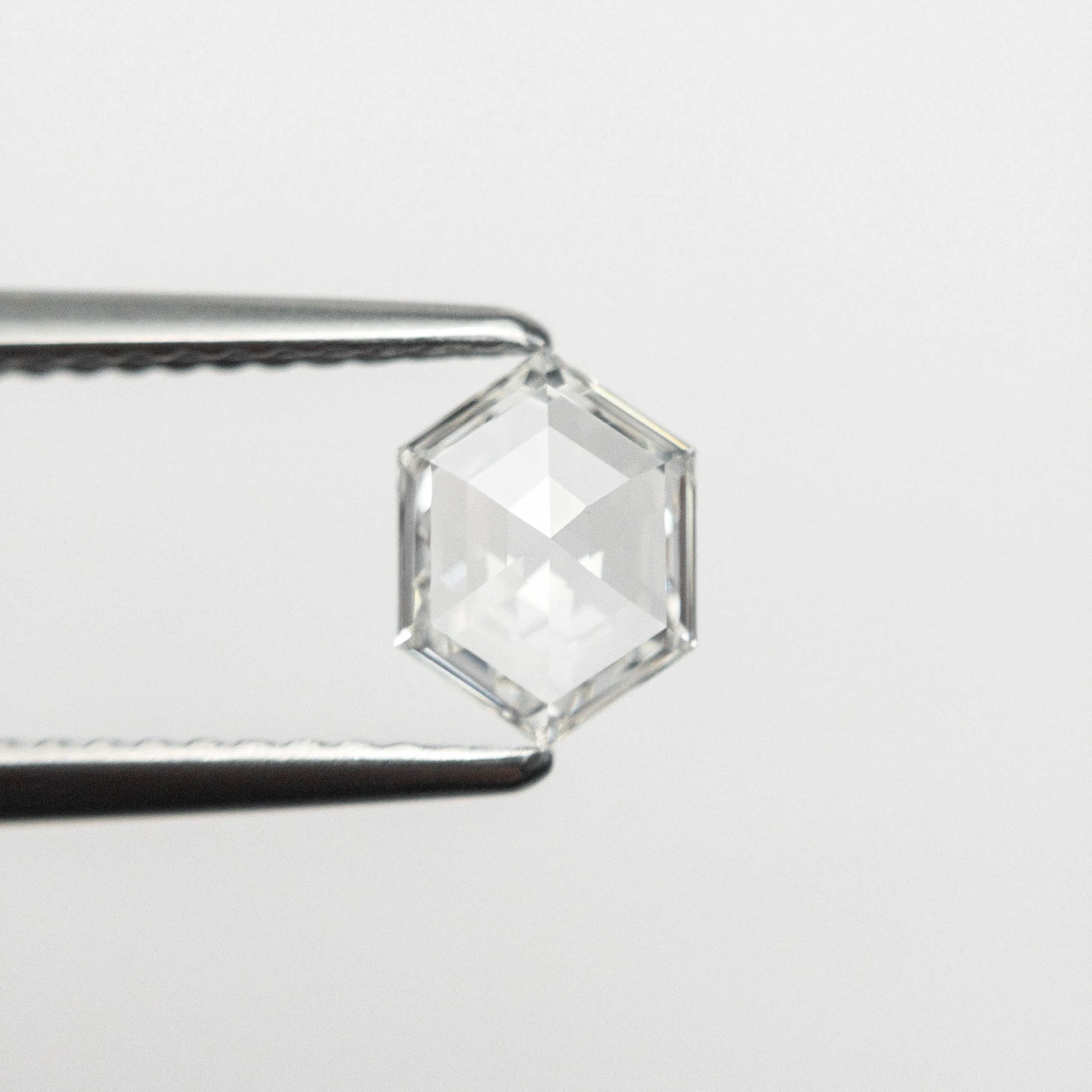 0.62ct 7.01x5.20x2.21mm VS2 G Hexagon Rosecut 19386-14 