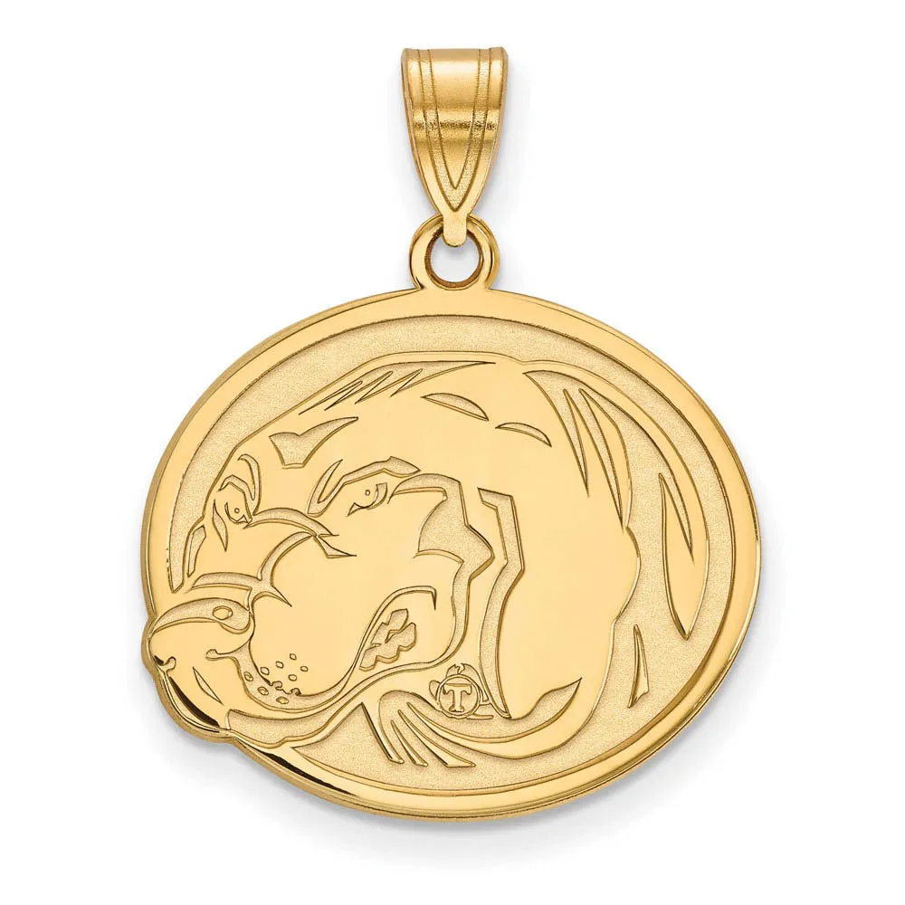 14k Yellow Gold U. of Tennessee Large Logo Pendant