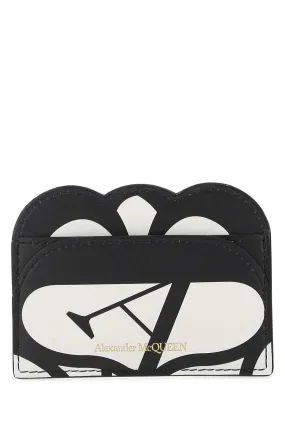 Alexander McQueen Logo Print Card Holder