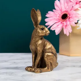 Bronze Sitting Hare Statue