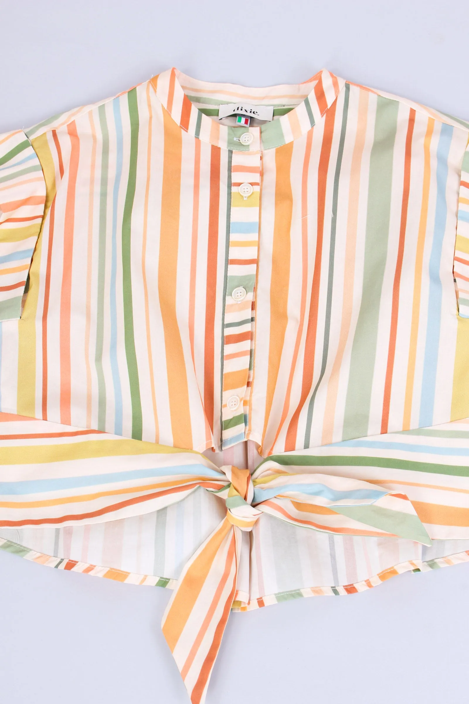 Camicia Nodo Multi Riga Multicolor
