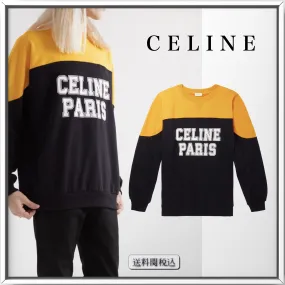 CELINE  |Cotton Logo Luxury Sweatshirts