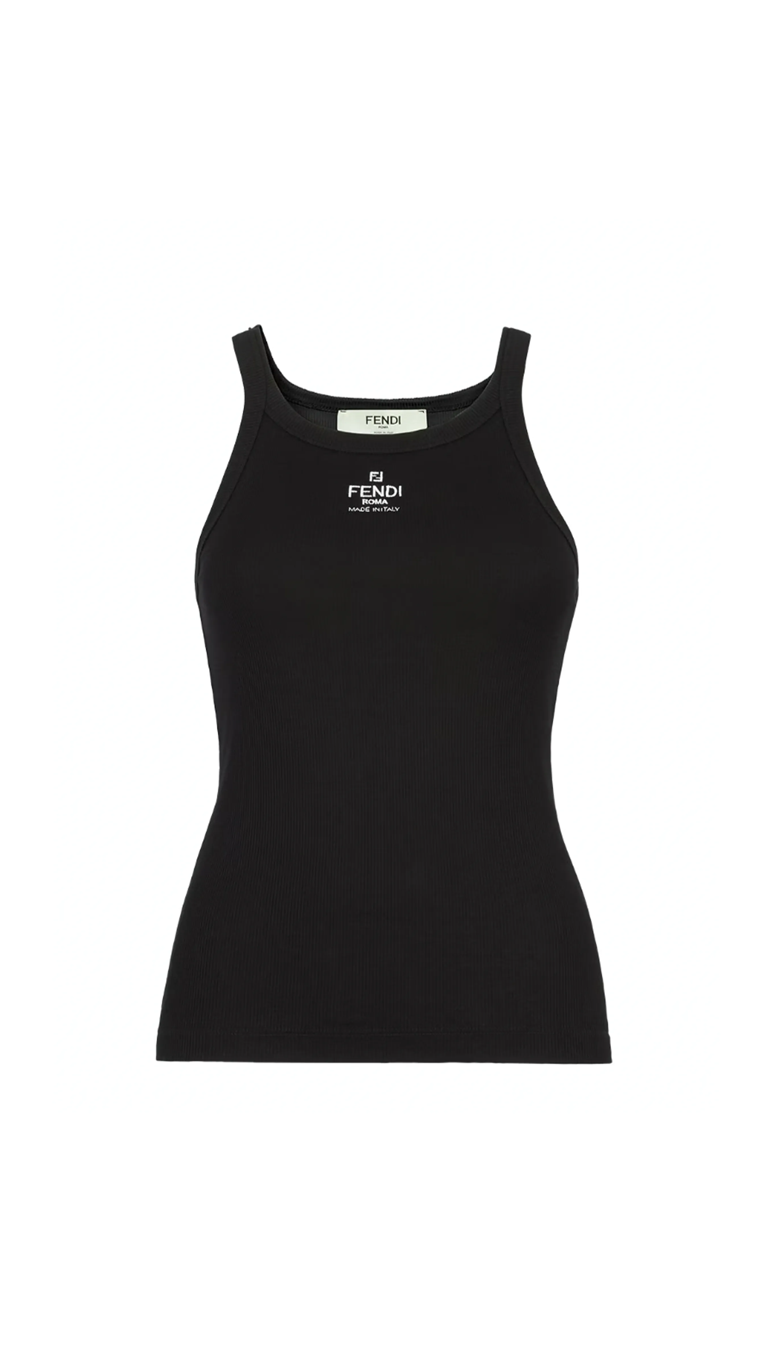 Cotton Tank Top - Black