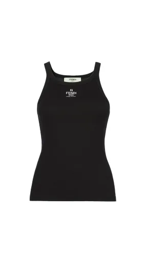 Cotton Tank Top - Black