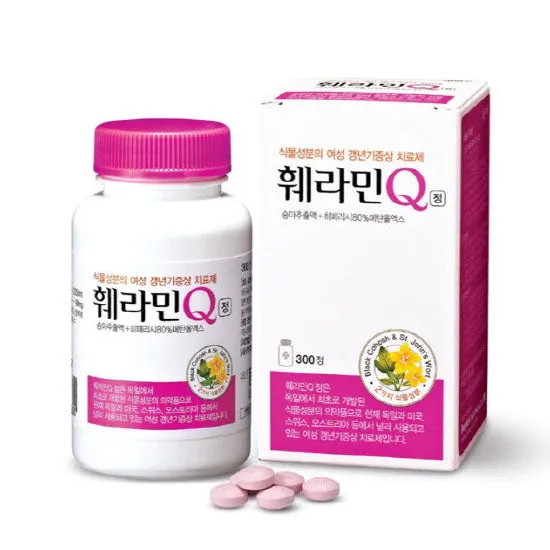 Dongkook Feramin Q 300 Tablets Female Menopause Treatment Womens Climacteric Health Supplements