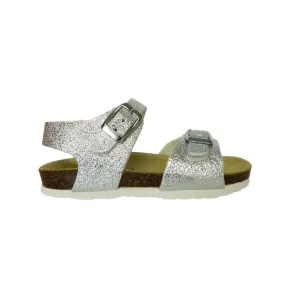 Evoca Bio Made in Italy EJ014 Sandali Bambina Regolabili Argento
