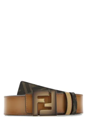 Fendi Logo Plaque Reversible Belt