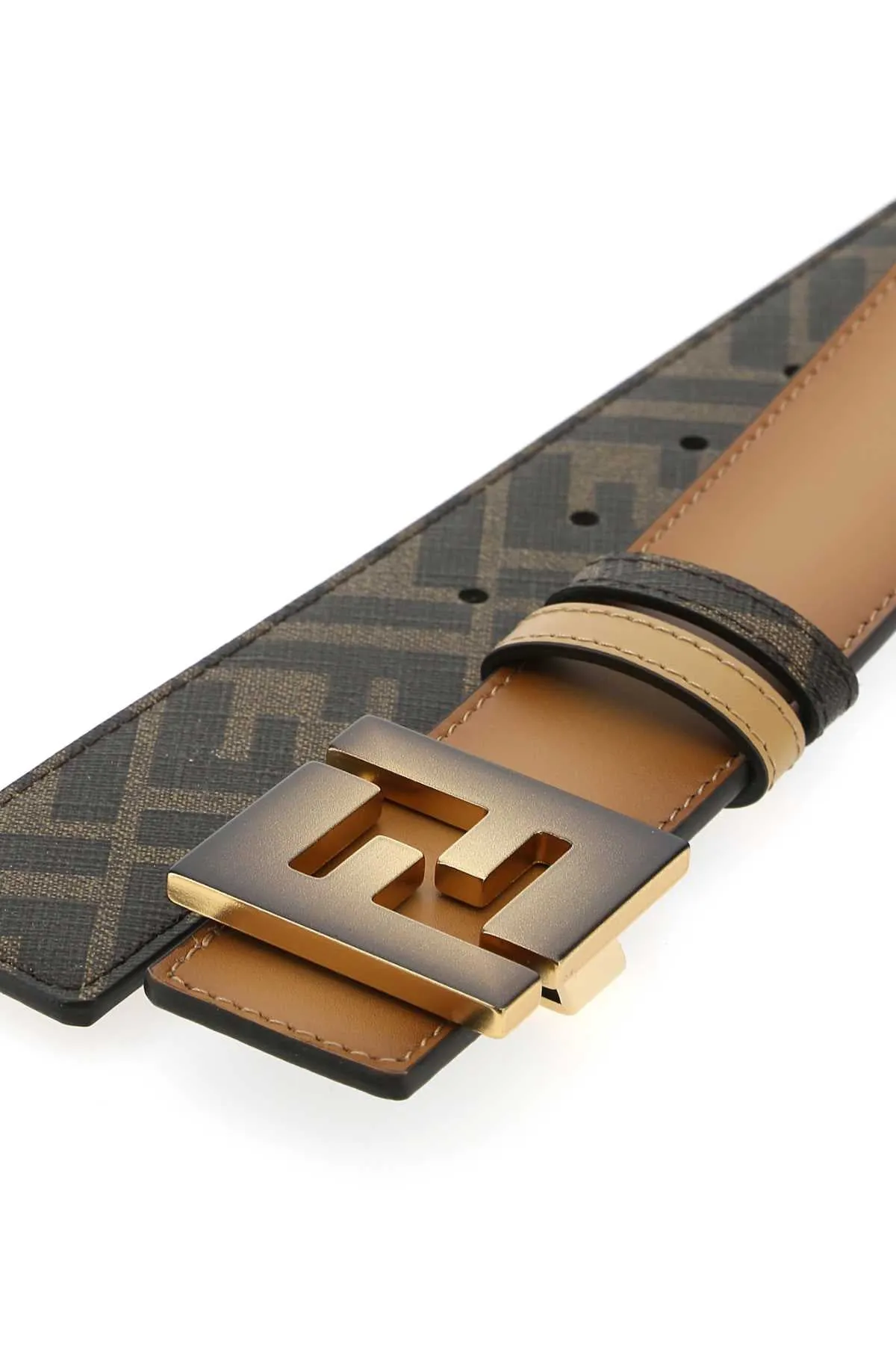 Fendi Logo Plaque Reversible Belt