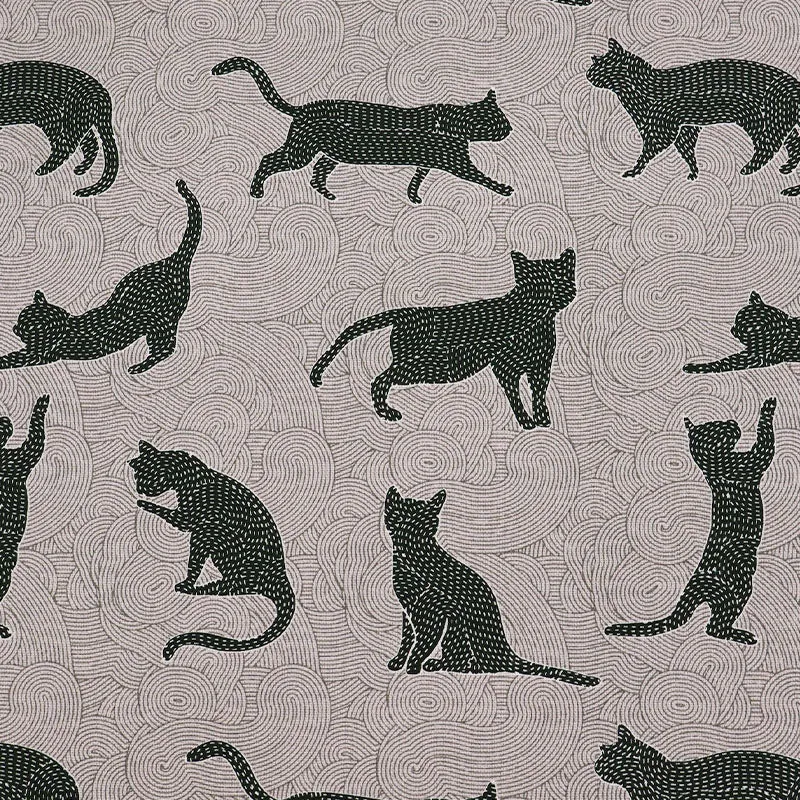 Furnishing Cotton - Taupe - Black Cat