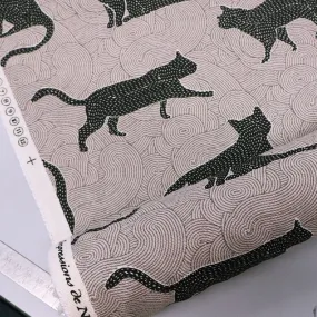 Furnishing Cotton - Taupe - Black Cat