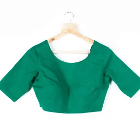 Green Cotton Blouse