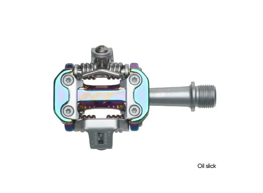 HT Mountain Bike Clipless Pedals - M2 - Oil Slick
