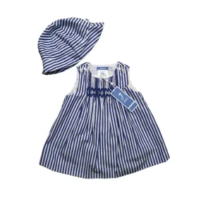 Jacadi Stripe Smock Dress Set