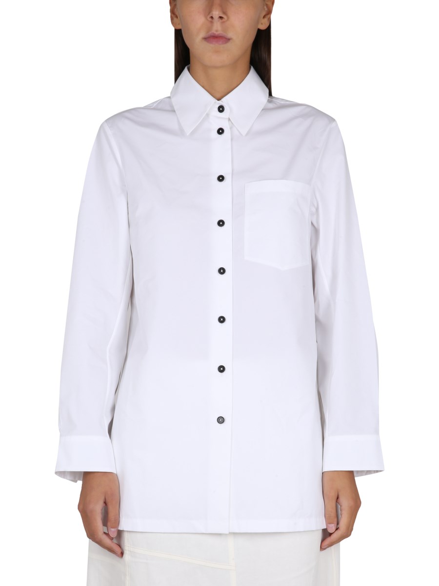 JIL SANDER    COTTON POPLIN SHIRT