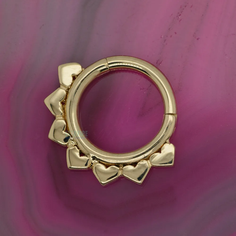 Jiya Hinged Ring in Gold