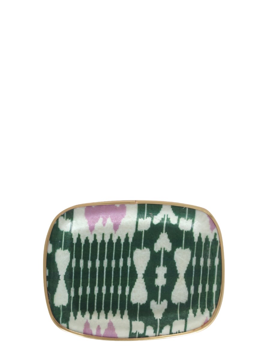 LES-OTTOMANS    SMALL SANDWICH TRAY WITH IKAT PRINT