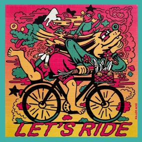 Let's Ride Blotter Art Print