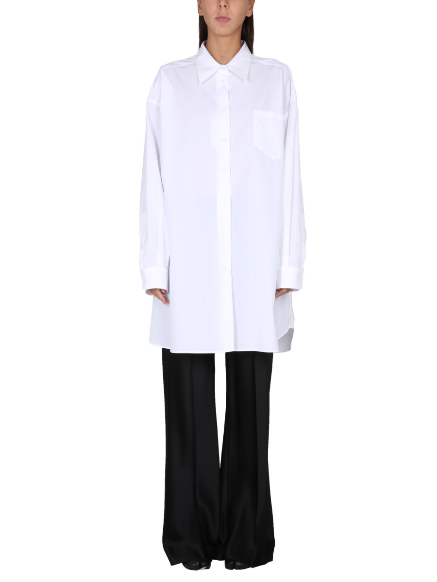 MAISON MARGIELA    LONG COTTON SHIRT