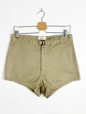 Navy Military Swim Khaki Shorts