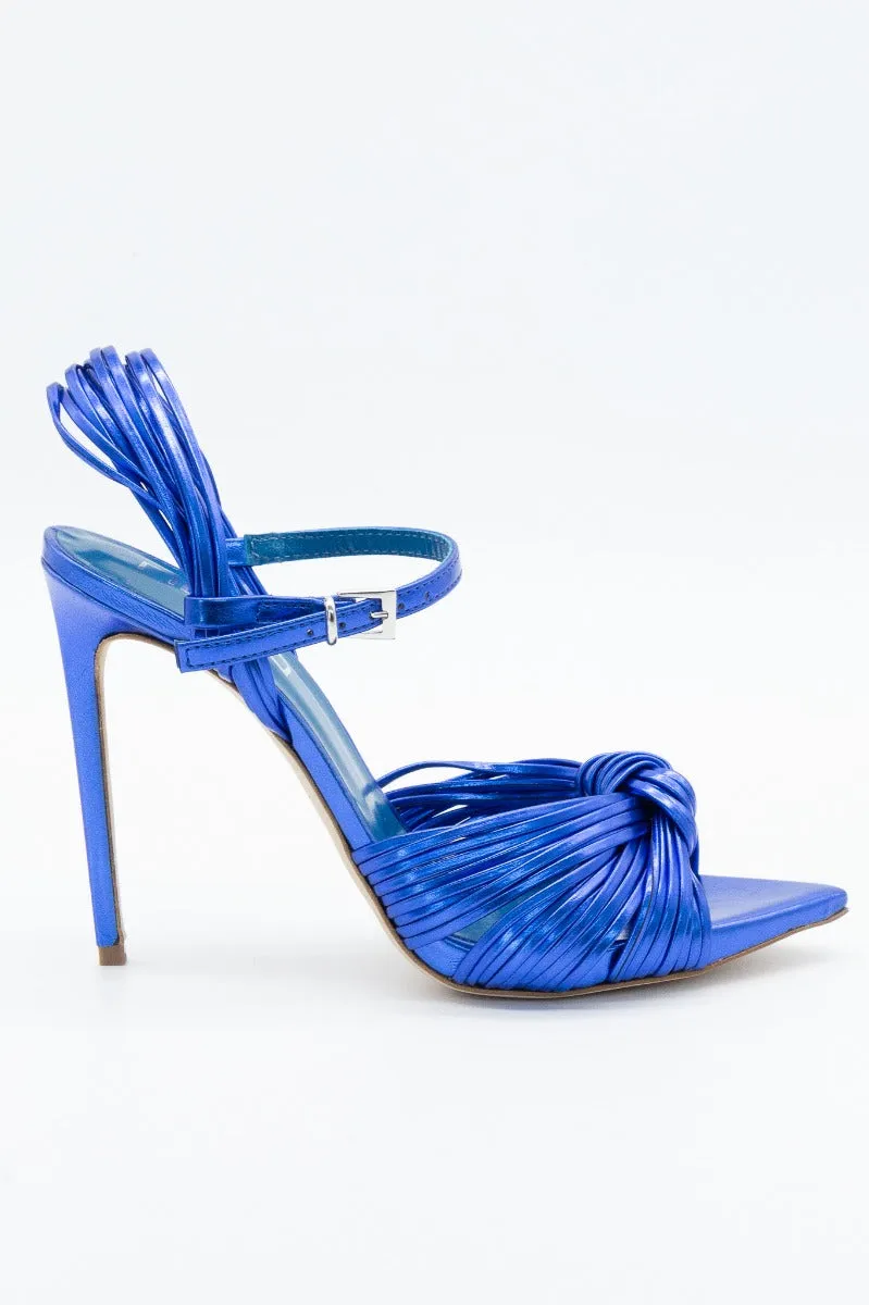 Ncub Sandalo Tacco Alto Bluette Donna