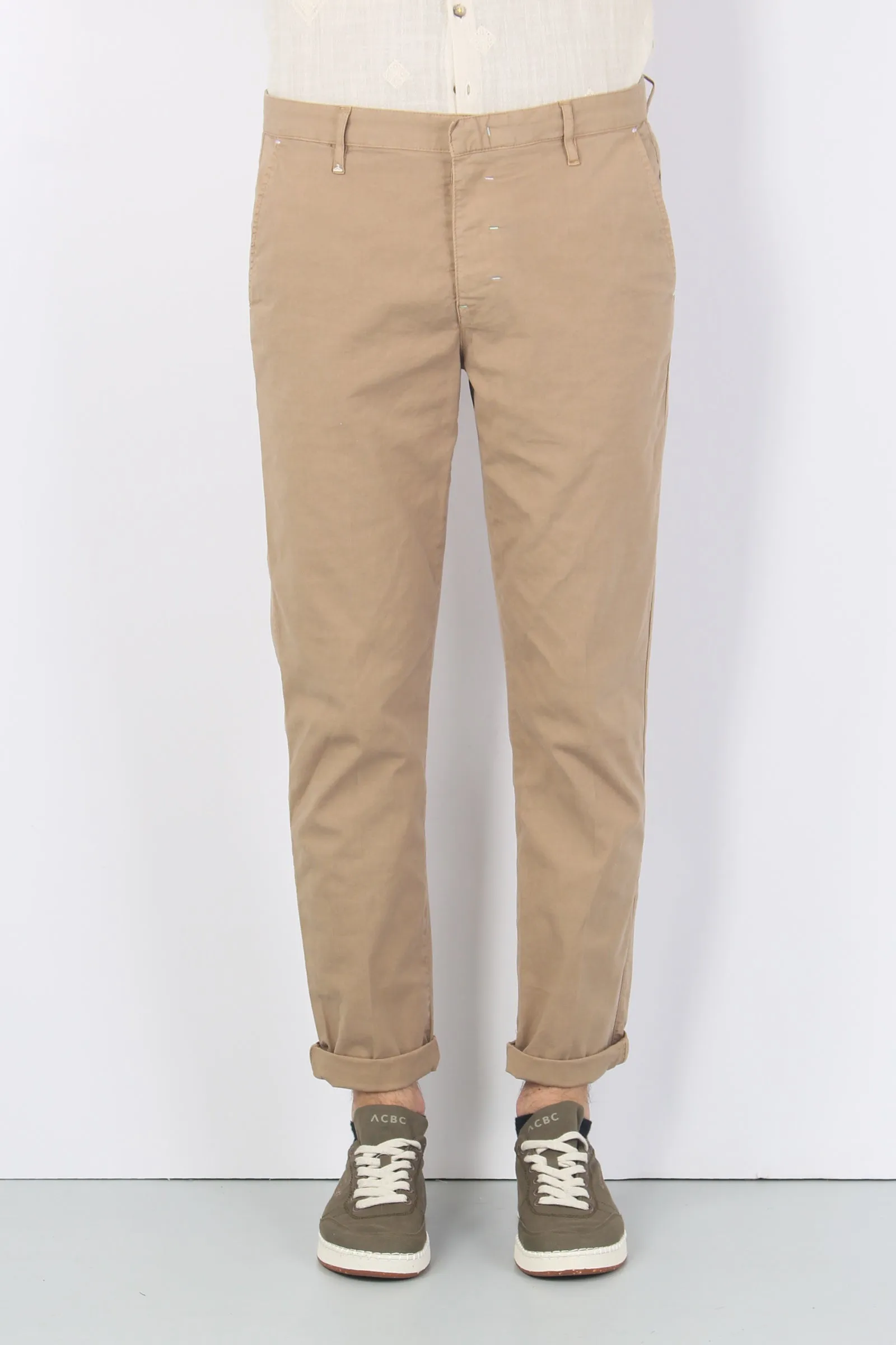 Pantalone Chino Misto Lino Coloniale