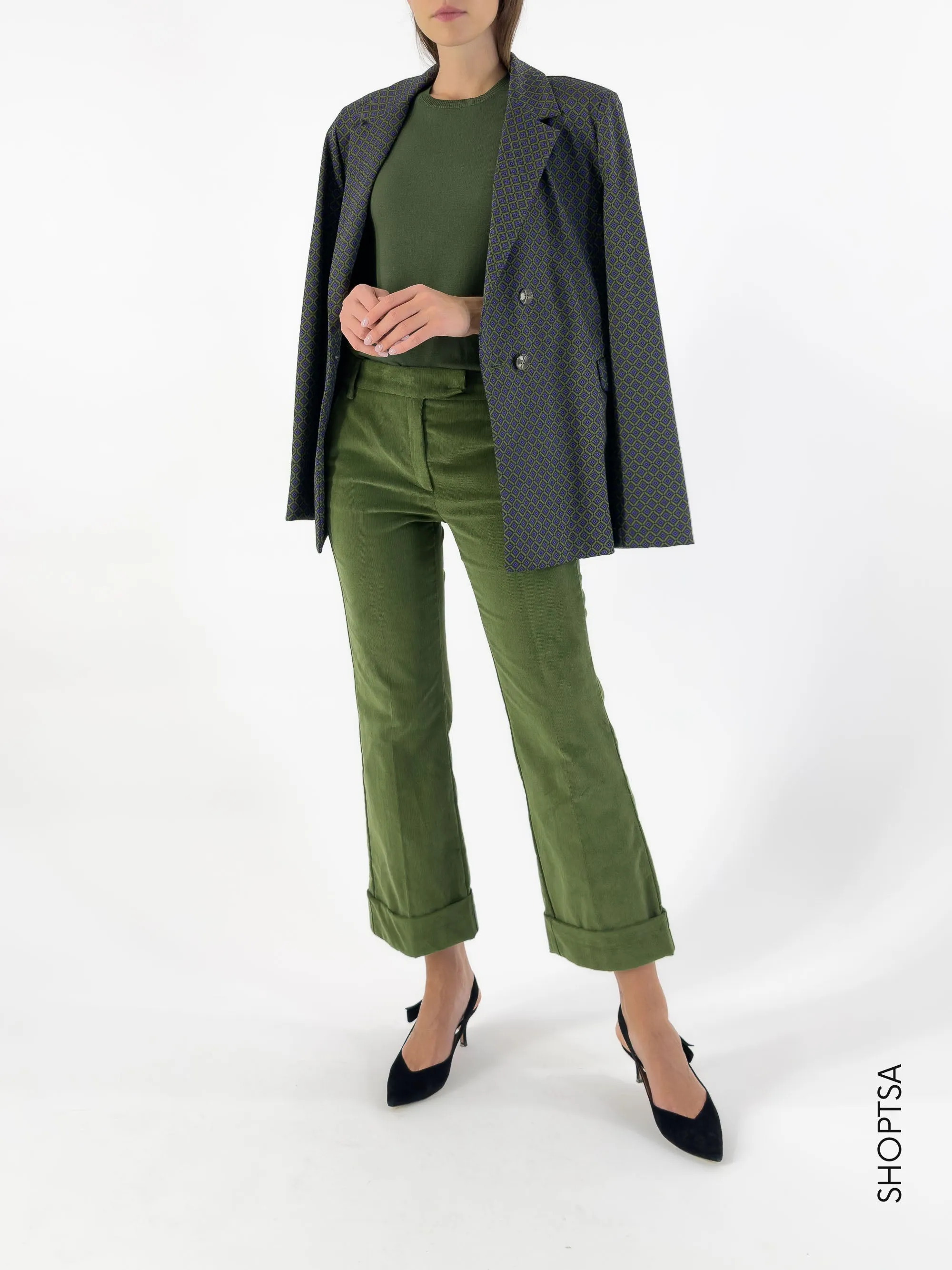 Pantalone velluto millerighe GHINEA - EMME Marella
