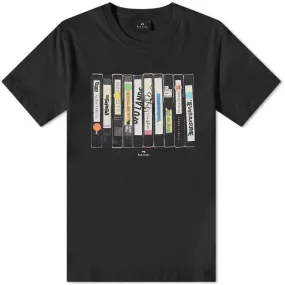 Paul Smith Videos Print T-ShirtBlack