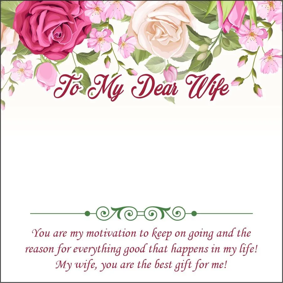Personalized Wife Keychain