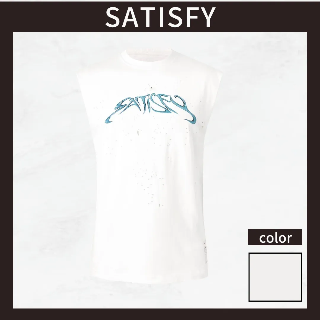 SATISFY  |Cotton Logo Tanks