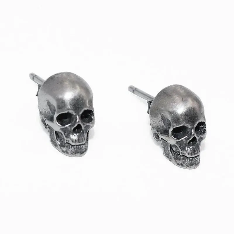 Skull Vintage Rock Skeleton Earrings