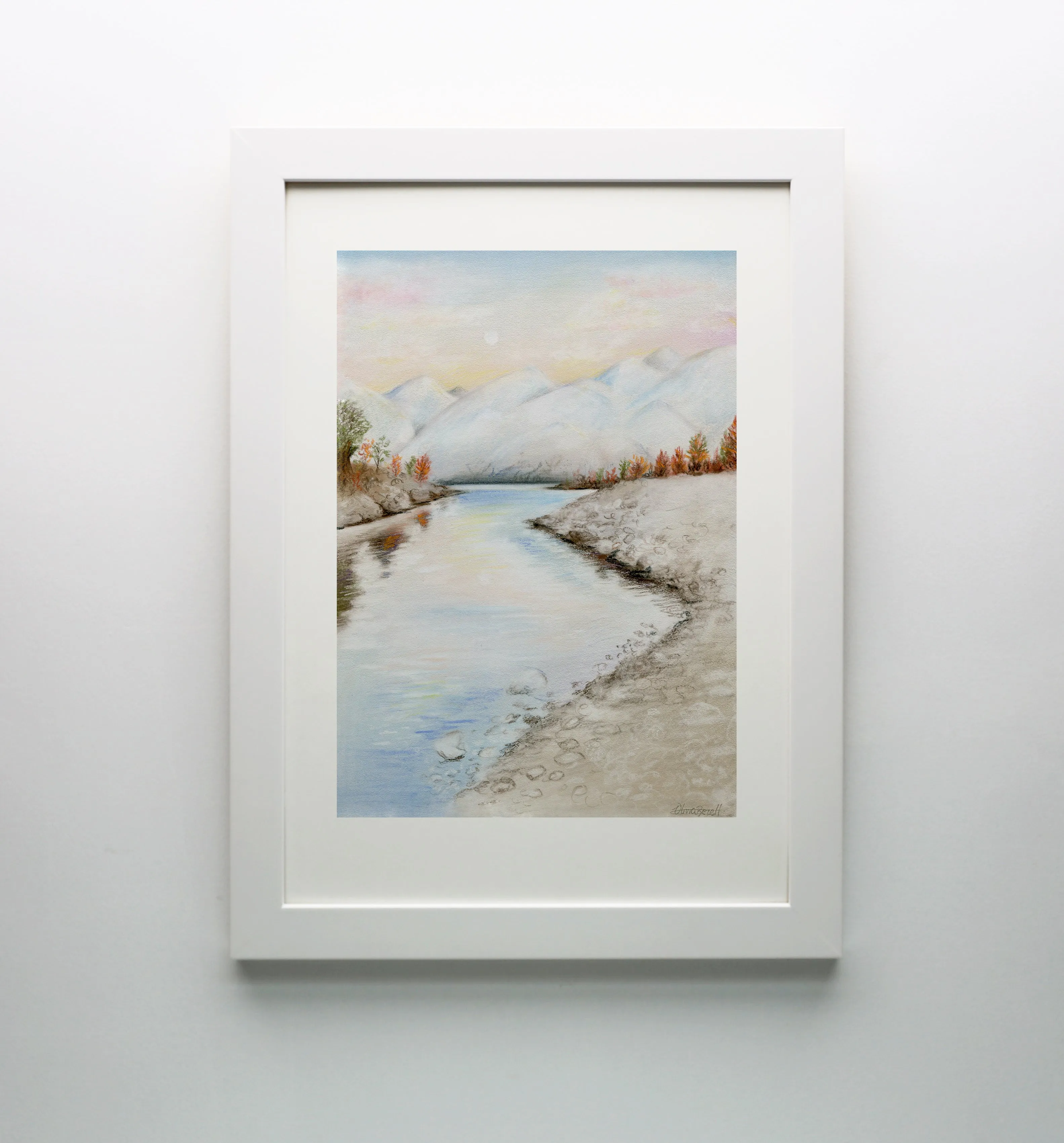 Snowscape print