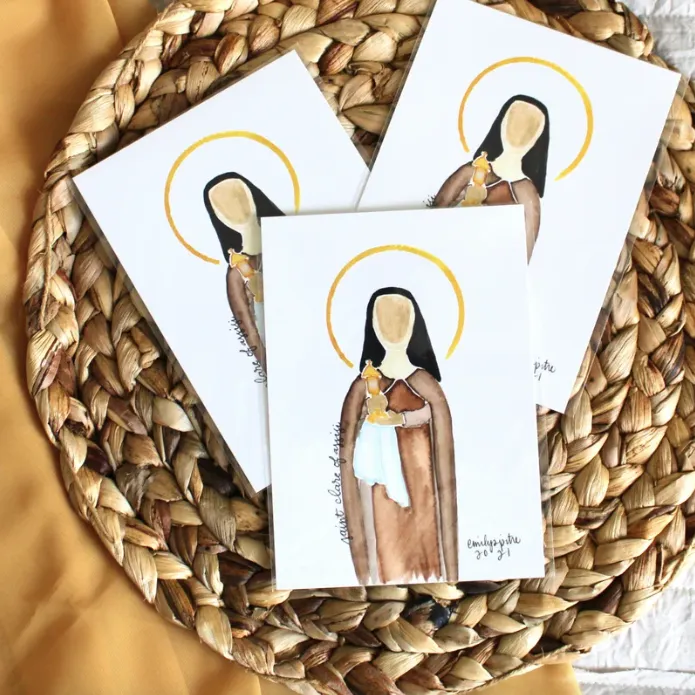 St. Clare of Assisi Print