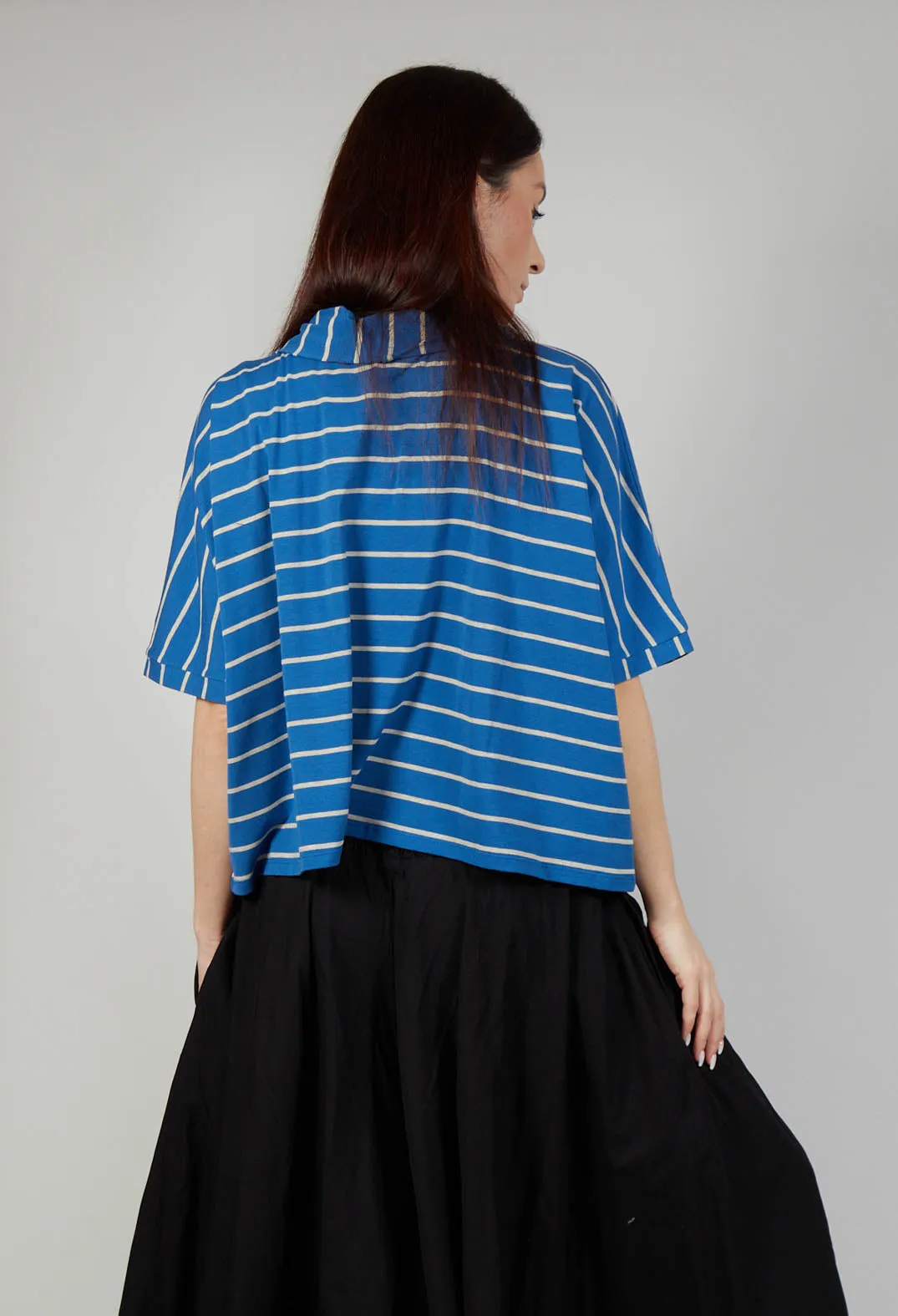 Striped Cotton Top in Sabbia