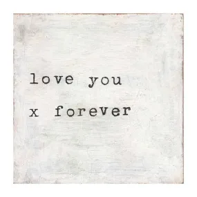 Sugarboo Love You X Forever Small Art Print