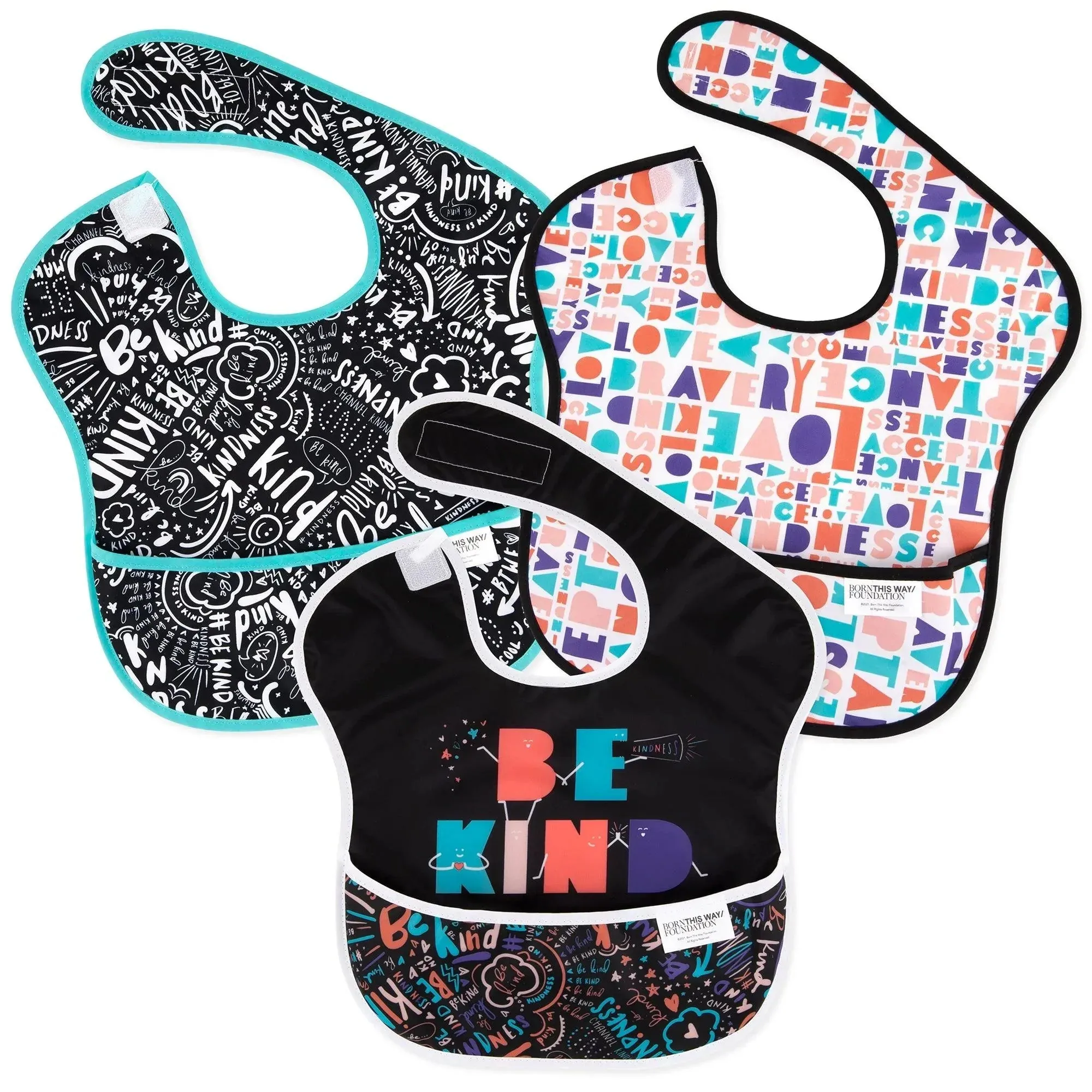 SuperBib 3 Pack: Be Kind