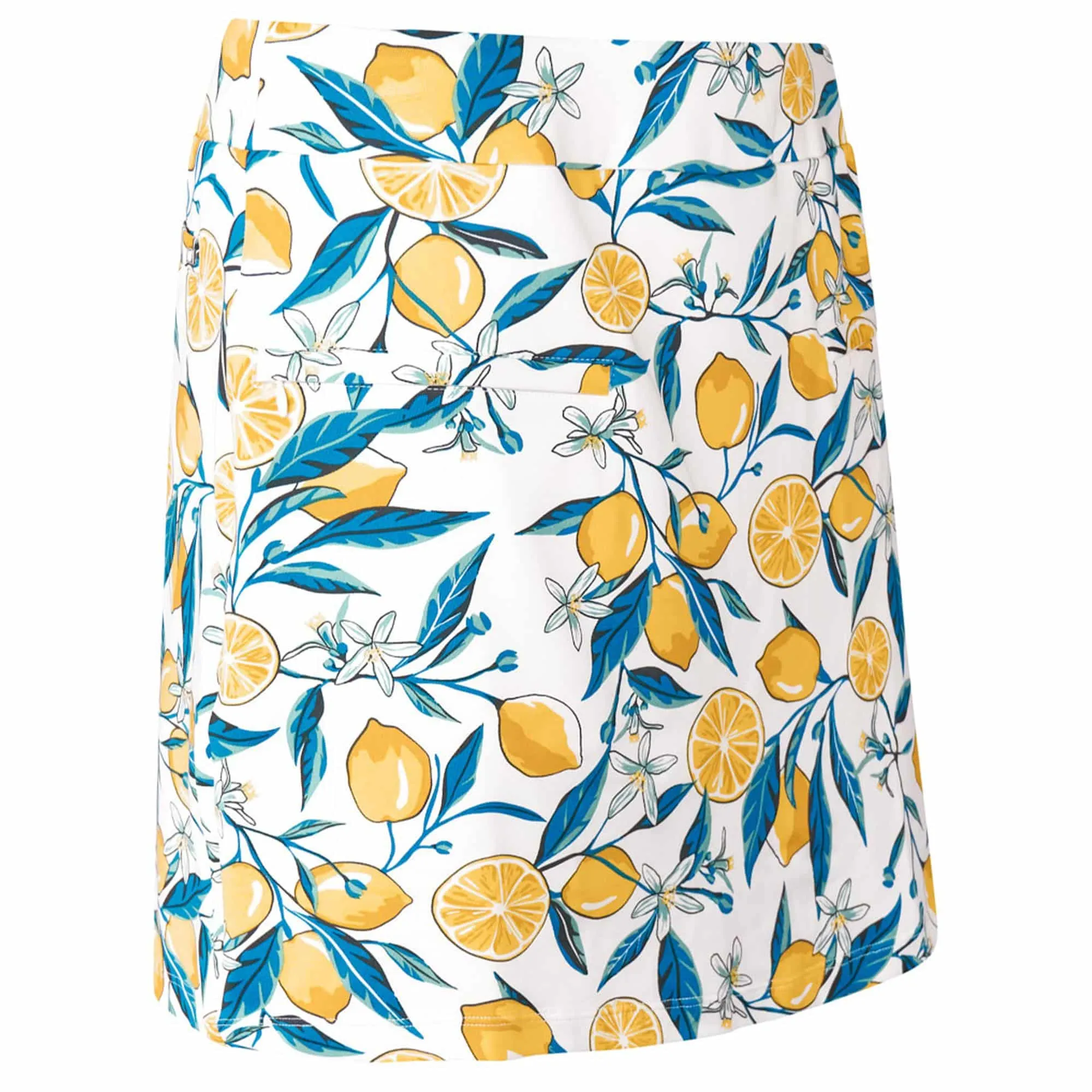 Tail Sanders Pull On Ladies Golf Skort Lemon Blossom 43CM