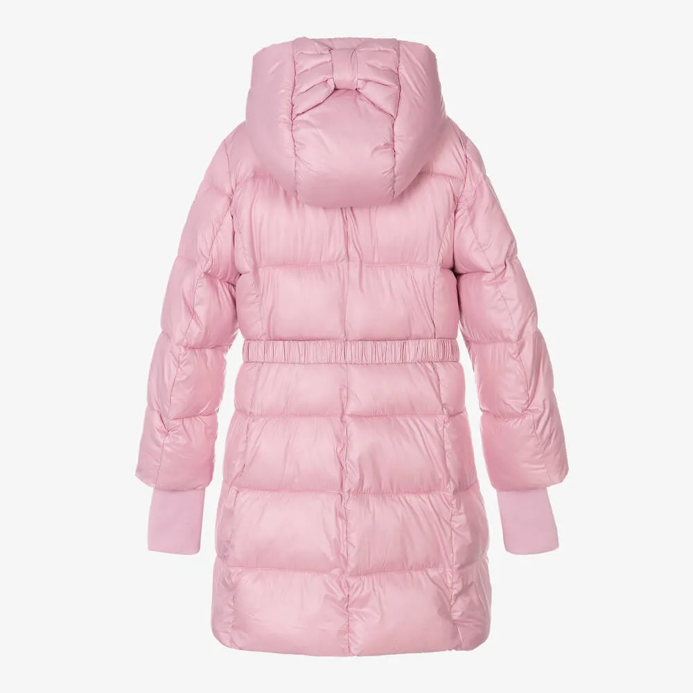 Teen Girls Pink Puffer Coat