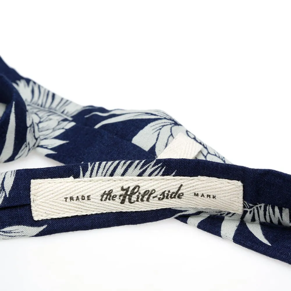 The Hill-Side Indigo Discharge Print TiePineapples