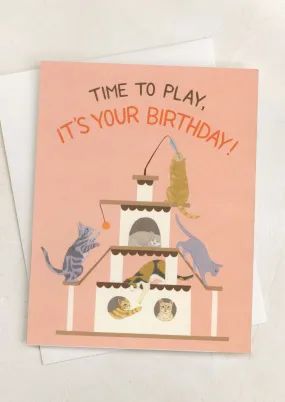 Time To Play Birthday Card