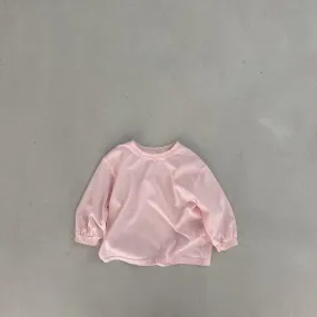 Toddler Bella Spring Oversized Basic Tee (1-6y) - Pink