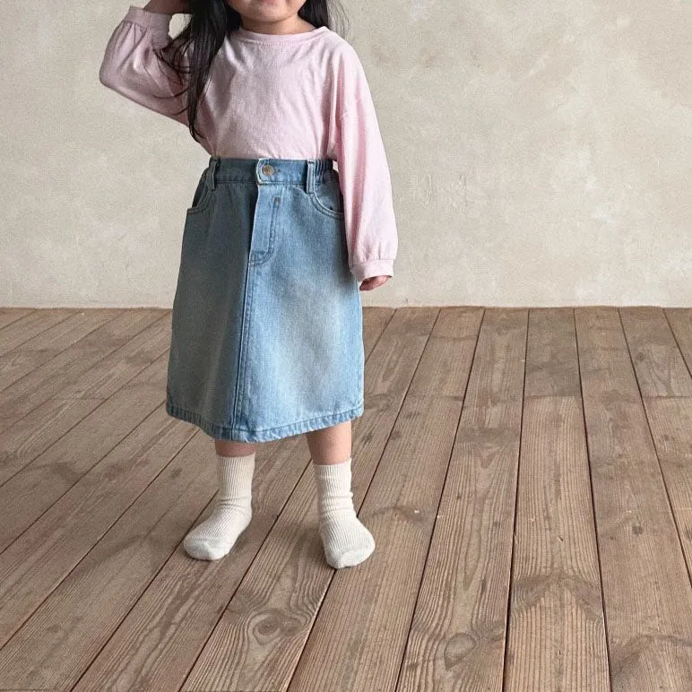 Toddler Bella Spring Oversized Basic Tee (1-6y) - Pink