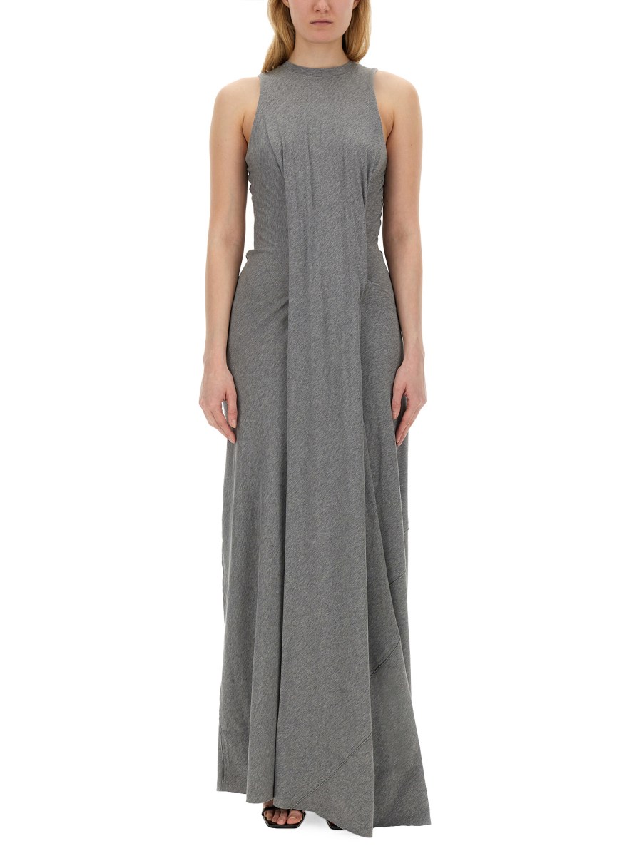 VICTORIA BECKHAM    LONG COTTON DRESS